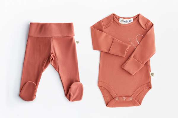 MAGIC HEART ONESIE & FOOTIE BOTTOMS