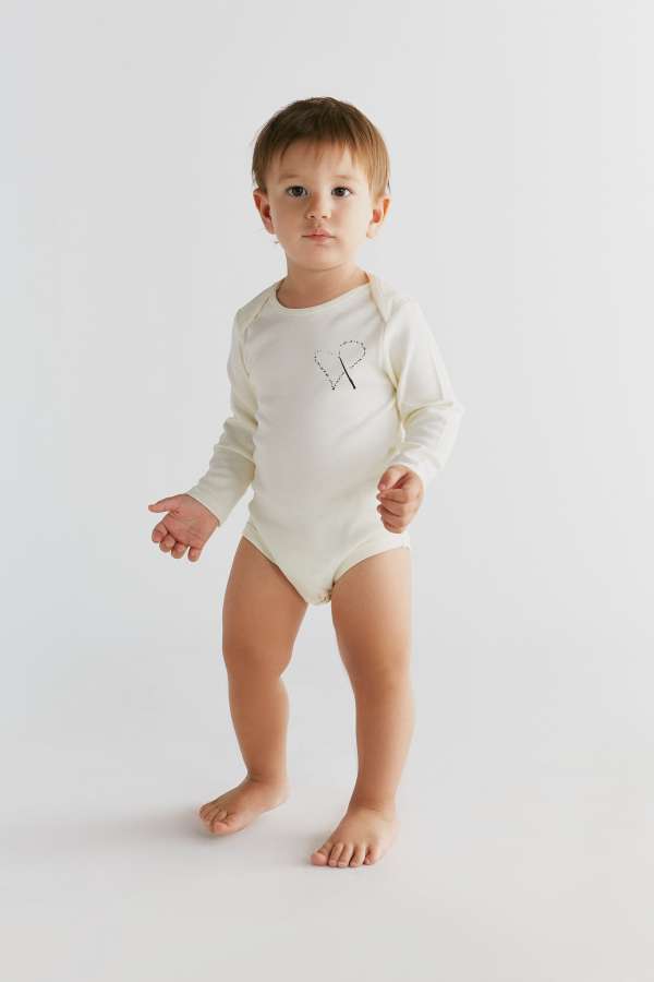 Magic Heart Onesie & Footie Bottoms – Bild 6