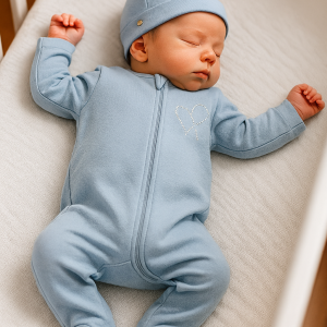 Magic Heart Zipper Sleepsuit