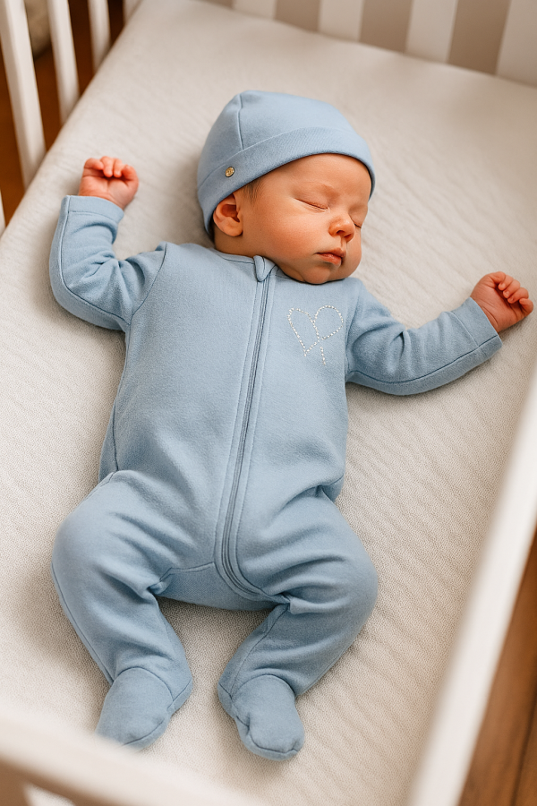 Magic Heart Zipper Sleepsuit