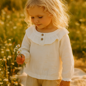 Boho Baby Girl Muslin Blouse