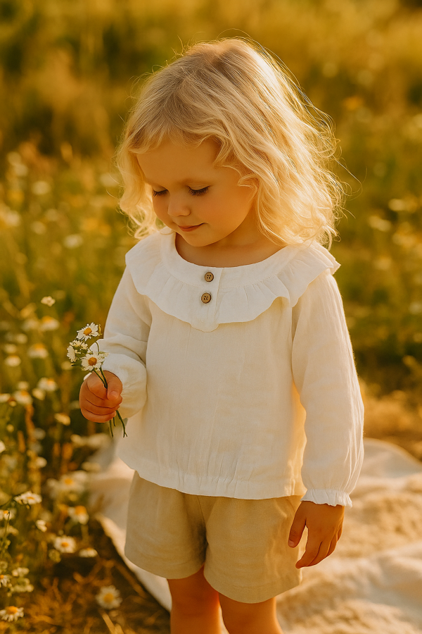Boho Baby Girl Muslin Blouse