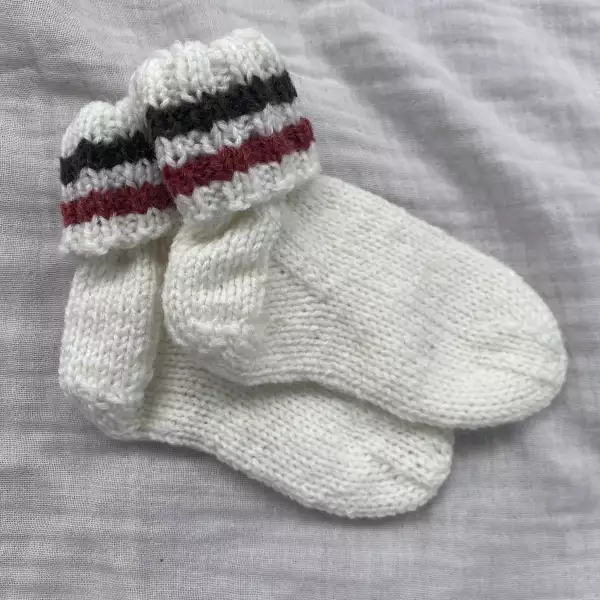 Knit Merino Wool Baby Set - Image 3