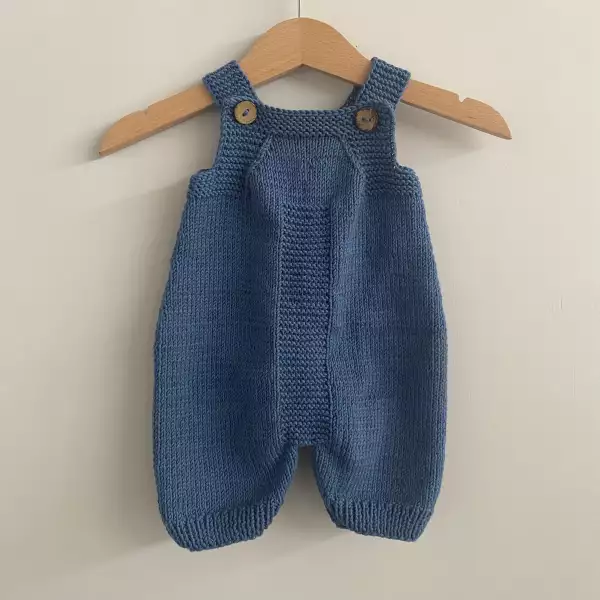 Newborn Knit Set – Navy Blue - Image 7
