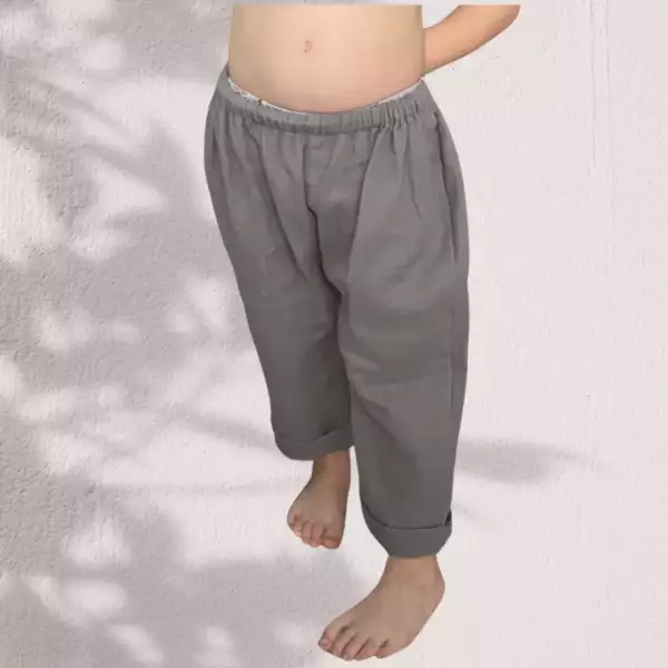 Babyhose in Rauchgrau – Bild 3