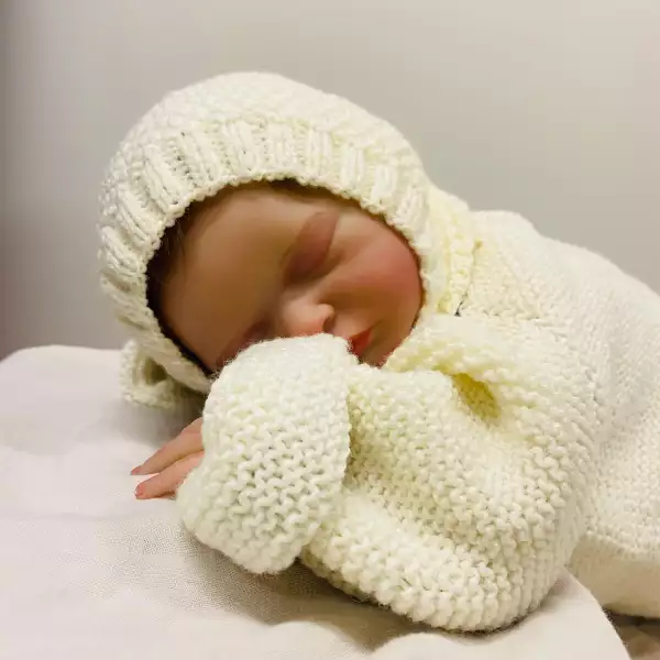 Knit Merino Wool Baby Set - Image 6