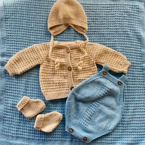 Baby-Jungen-Set für die Heimkehr mit Decke – Bild 2