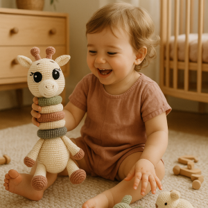 Crochet Giraffe Toy