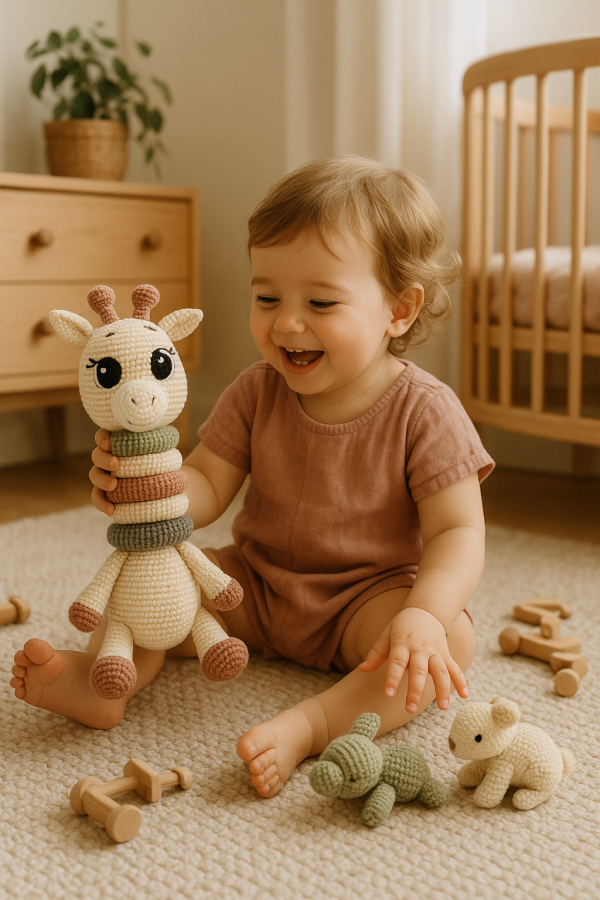 Crochet Giraffe Toy