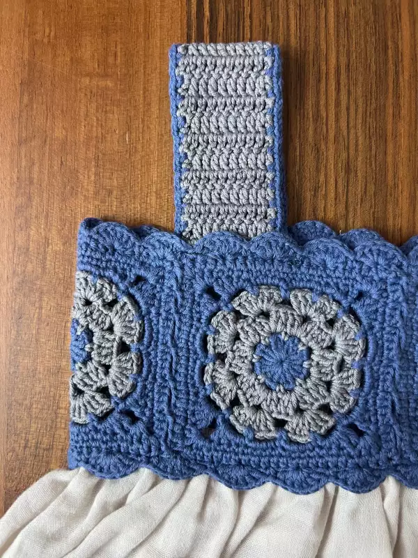 Häkelkleid für Kleinkinder – Indigo – Bild 5