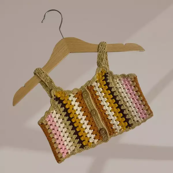 Strick-Crop-Top – Bild 4