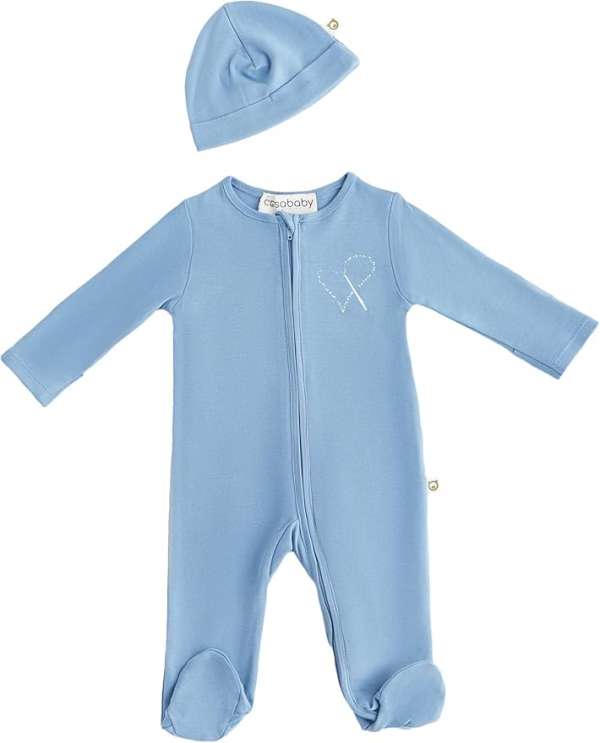 Magic Heart Zipped Sleepsuit - Image 2